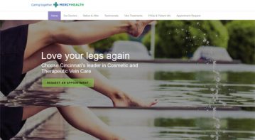 Baxdata builds a web presence for Vein Solutions specific treatments